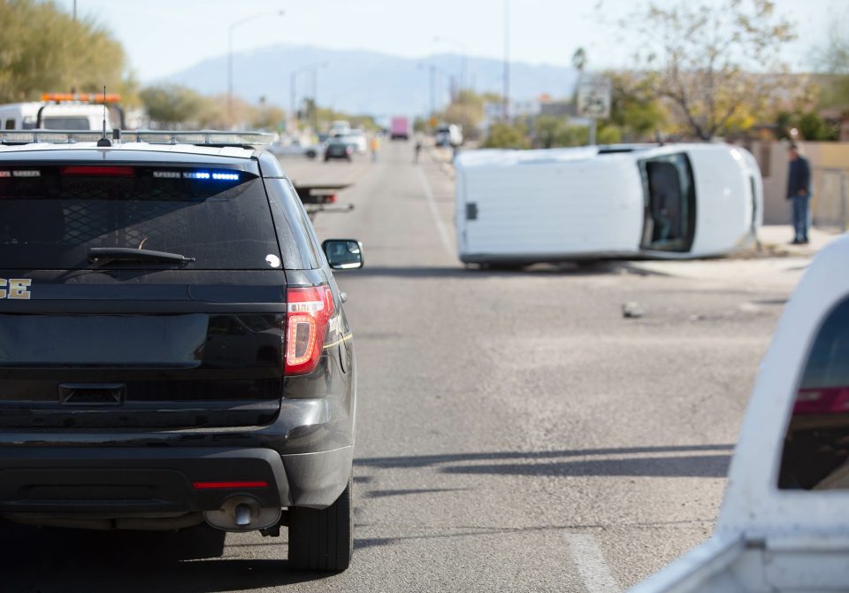 Chandler, AZ – Injuries Reported Following Rollover Accident at Arizona Ave and Pecos Rd
